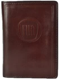 Портмоне-органайзер Poputchik 5053-026P з логотипом Fiat колір коричневий