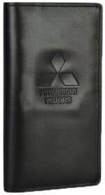 Портмоне-органайзер Poputchik 4023-036 з логотипом Mitsubishi колір чорний