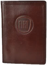 Портмоне-органайзер Poputchik 5141-026P з логотипом Fiat колір коричневий