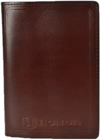 Портмоне-органайзер Poputchik 5141-033P с логотипом Honda цвет коричневый