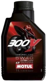 Моторна олива 4Т Motul 300V Factory Line Road Racing 5W-40 синтетична