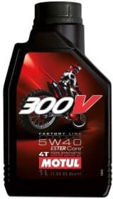 Моторна олива 4Т Motul 300V Factory Line Off Road 5W-40 синтетична