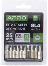 Набір бит Apro 309121 10 шт.
