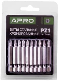 Набір бит Apro 309138 10 шт.