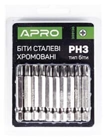 Набір бит Apro 309136 10 шт.