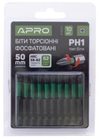 Набір бит Apro 309031 10 шт.