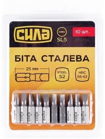 Набор бит Сила 309223 10 шт.