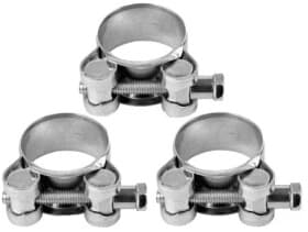 Хомут Vorel GBS 73791 винтовой 27-29 мм сталь оцинкованная W1 3 шт