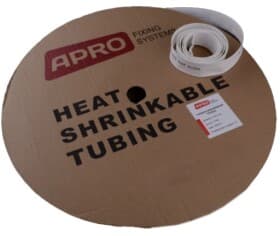 Термоусадка Apro ZRB-25W 25/12,5 цвет белый 50 м 1 шт