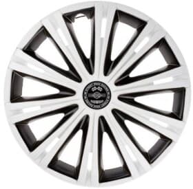 Комплект колпаков на колеса Star Giga цвет белый + черный