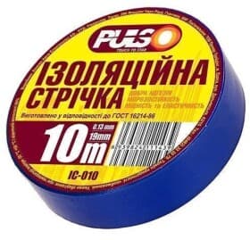 Изолента Pulso IC10C синяя 19 мм x 10 м 10 шт