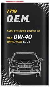 Моторное масло Mannol O.E.M. For BMW 0W-40 синтетическое