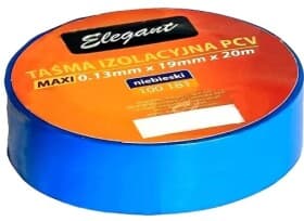 Ізоляційна стрічка Elegant EL100181 синя ПВХ 19 мм х 20 м