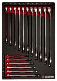 Набор ключей рожково-накидных Würth Zebra 0965905401 6-22 мм 17 шт