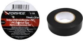 Изолента Forsage F130 черная ПВХ 19 мм х 20 м