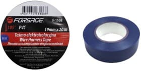 Изолента Forsage f150b синяя ПВХ 19 мм х 20 м