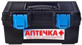 Аптечка автомобильная Vitol АМА-2 в жестком чехле 29490