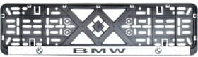 Рамка номерного знака BI-PLAST bp213 цвет черный на BMW