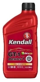 Моторное масло Kendall GT-1 Full Synthetic Dexos1 Gen2 5W-30 синтетическое