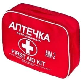 Аптечка автомобильная Vitol АМА-2 в мягком чехле 44021