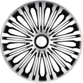 Комплект ковпаків на колеса Argo Volante колір сріблястий + чорний з хромованим оздобленням