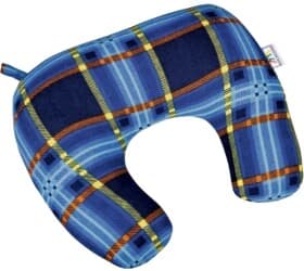 Подушка-підголовник Kegel Rogalik синя без логотипа 5-5501-225-5008