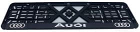 Рамка номерного знака Alca 97874 цвет черный на Audi
