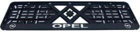 Рамка номерного знака Alca 97892 колір чорний на Opel