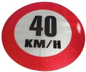 Наклейка Tempest 40 km/h