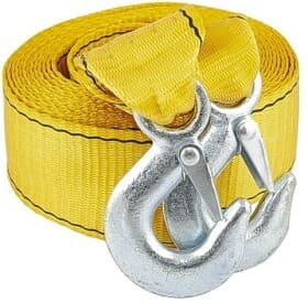 Трос буксирувальний MasterTool 81-0306 стрічка 8 т 5,5 м