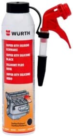 Герметик Würth Super RTV Silicone чорний