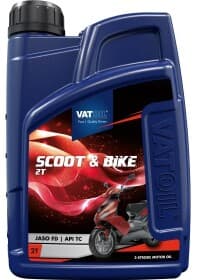 Моторна олива 2Т VatOil Scoot & Bike напівсинтетична