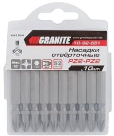 Набір бит Granite 10-92-651 10 шт.