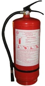Огнетушитель Рубіж порошковый