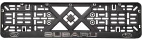 Рамка номерного знака Eurotermix 48852 колір чорний на Subaru
