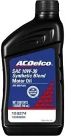 Моторна олива ACDelco Synthetic Blend 10W-30 напівсинтетична