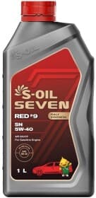 Моторное масло S-Oil Seven Red #9 SN 5W-40 синтетическое