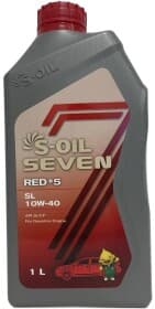 Моторное масло S-Oil Seven Red #5 SL 10W-40 полусинтетическое