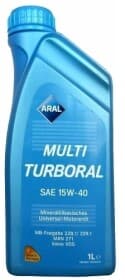 Моторное масло Aral Turboral 15W-40 минеральное
