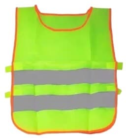 Жилет светоотражающий Poputchik зеленый детский