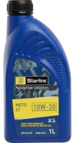 Моторное масло 4T Starline Moto 10W-30 синтетическое