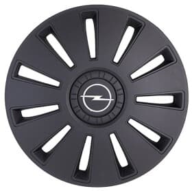 Комплект ковпаків на колеса Rex Opel колір чорний з карбоновою обробкою