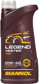 Моторное масло Mannol Legend + Ester 0W-40 синтетическое