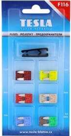 Набір запобіжників з екстрактором TESLA BLATNA F116.000.000 FN mini 12 шт.