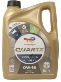 Моторное масло Total Quartz 9000 Xtra Future XT 0W-16 синтетическое