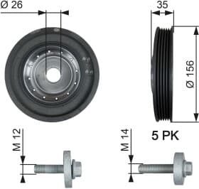 Шків колінчастого вала