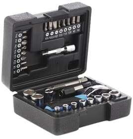 Набір бит та торцевих головок з тримачем та тріскачкою Apro 251431 26 шт.