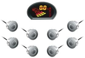 Парктронік GT P Fusion сріблясті датчики 8 шт.