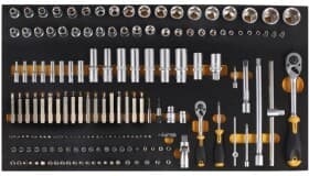 Набір торцевих головок та компонентів Starline NRF5.ET13 1/2", 1/4" (170 пр.)