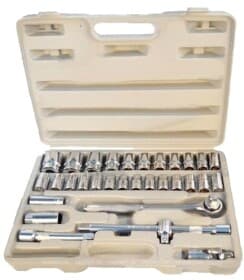 Набір торцевих головок та компонентів Elegant EL102823 1/2" (32 пр.) Набір торцевих головок та компонентів Elegant EL102823 1/2" (32 пр.)